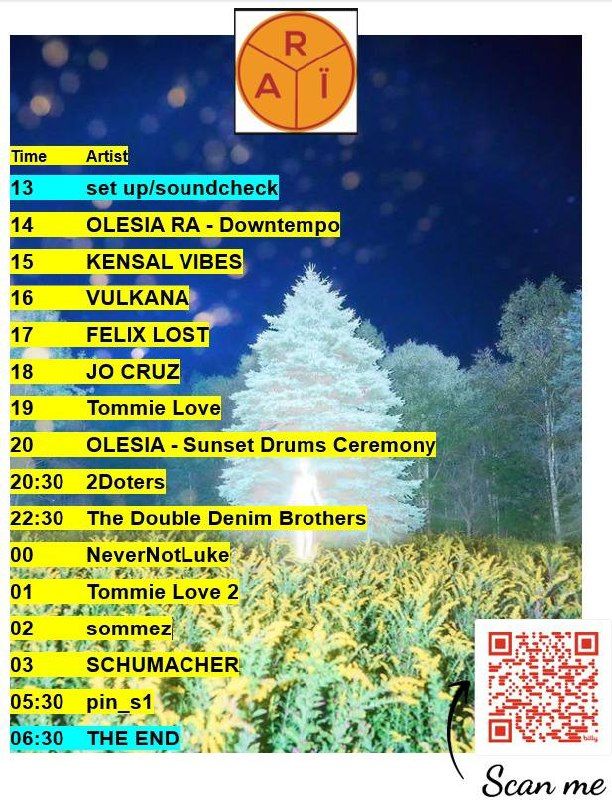 RAÏ Miracle Festival, 26 September 2026