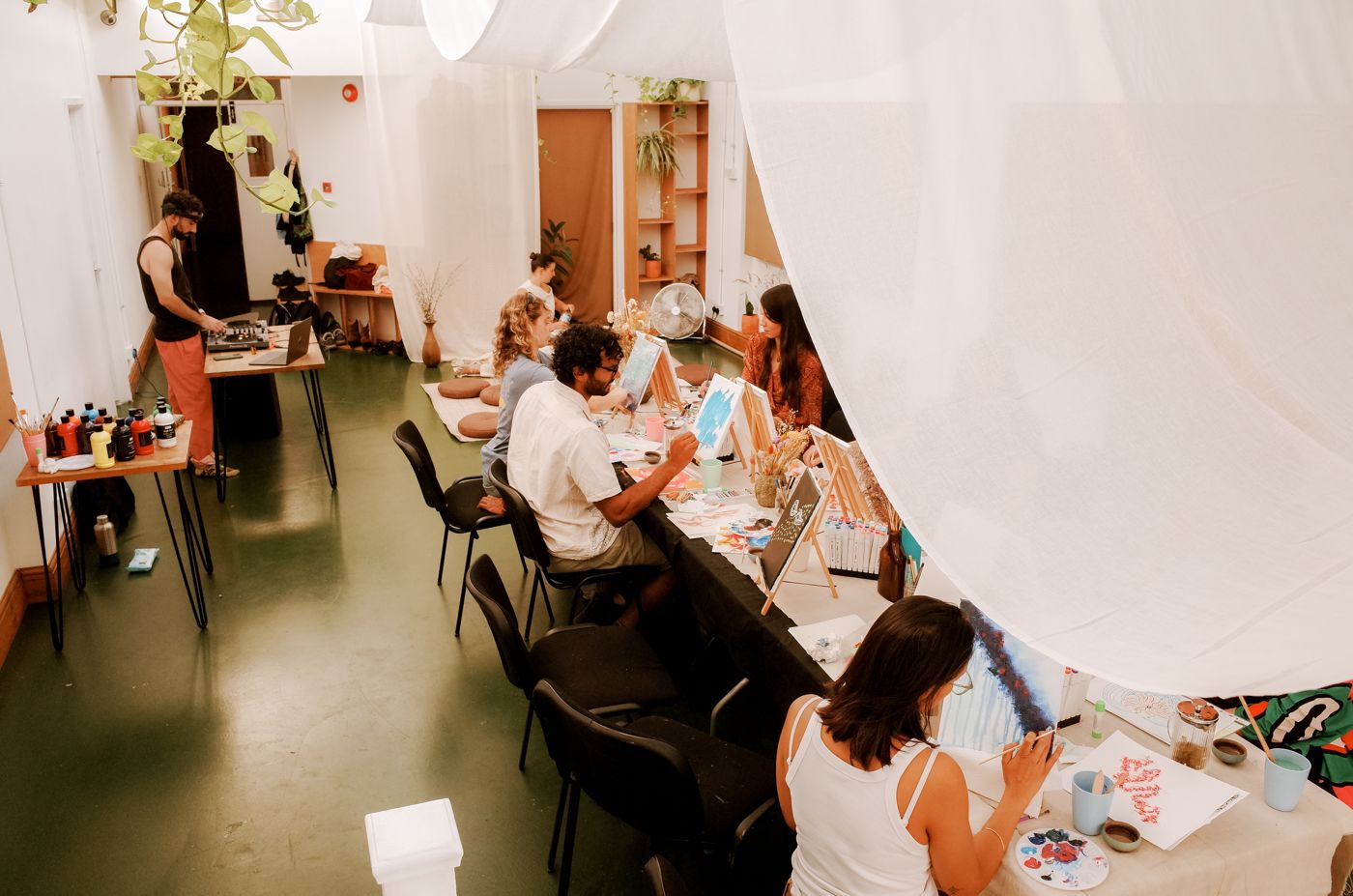 Fluere tea ceremony & painting workshop